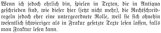 Text in Fraktur