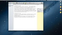 Scrivener auf dem Desktop